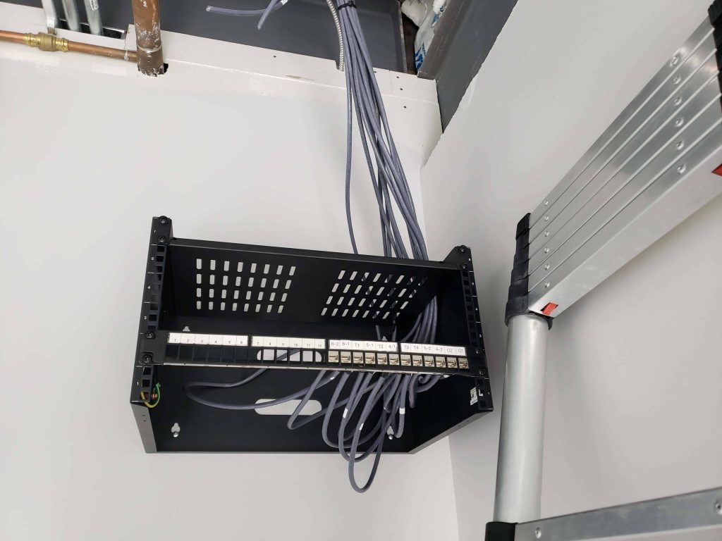 Out of Ceiling Cable Management / Install : r/HomeNetworking