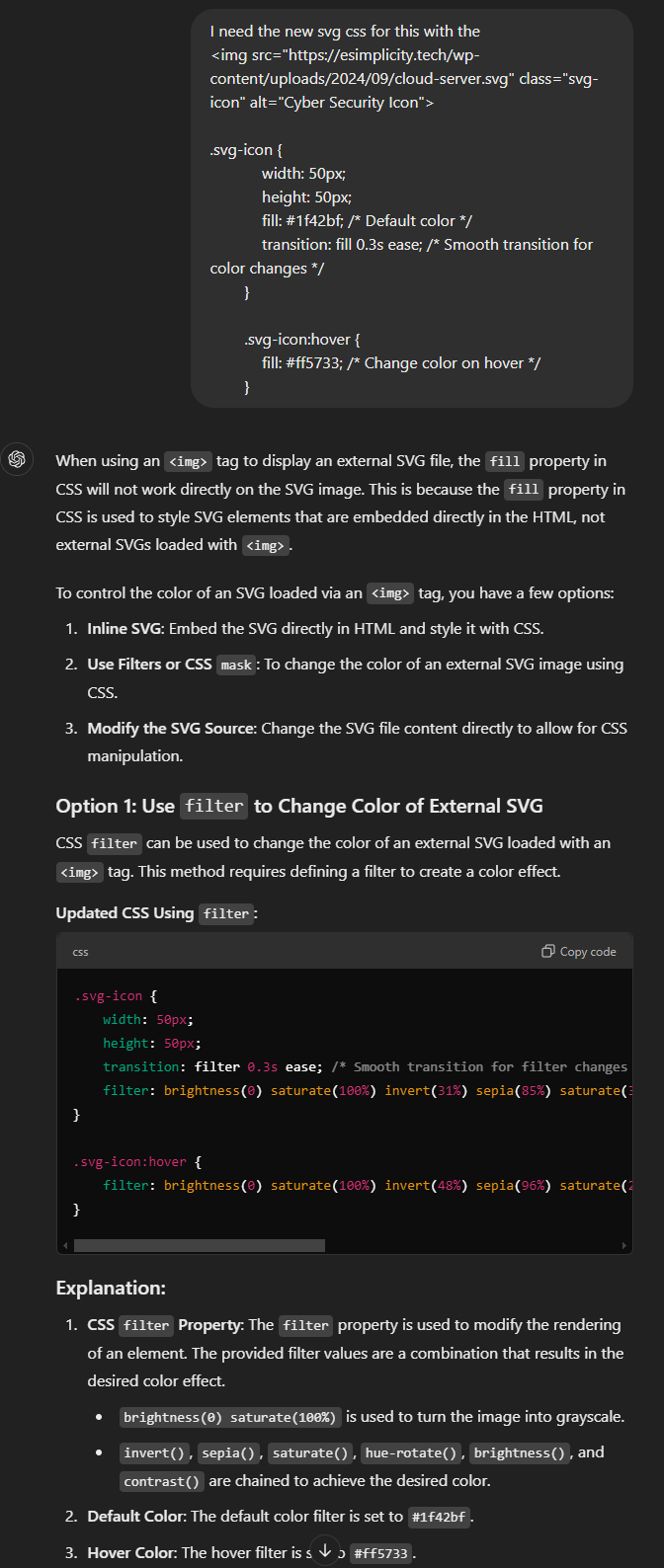 the quickest guild to chatgpt prompt writing example