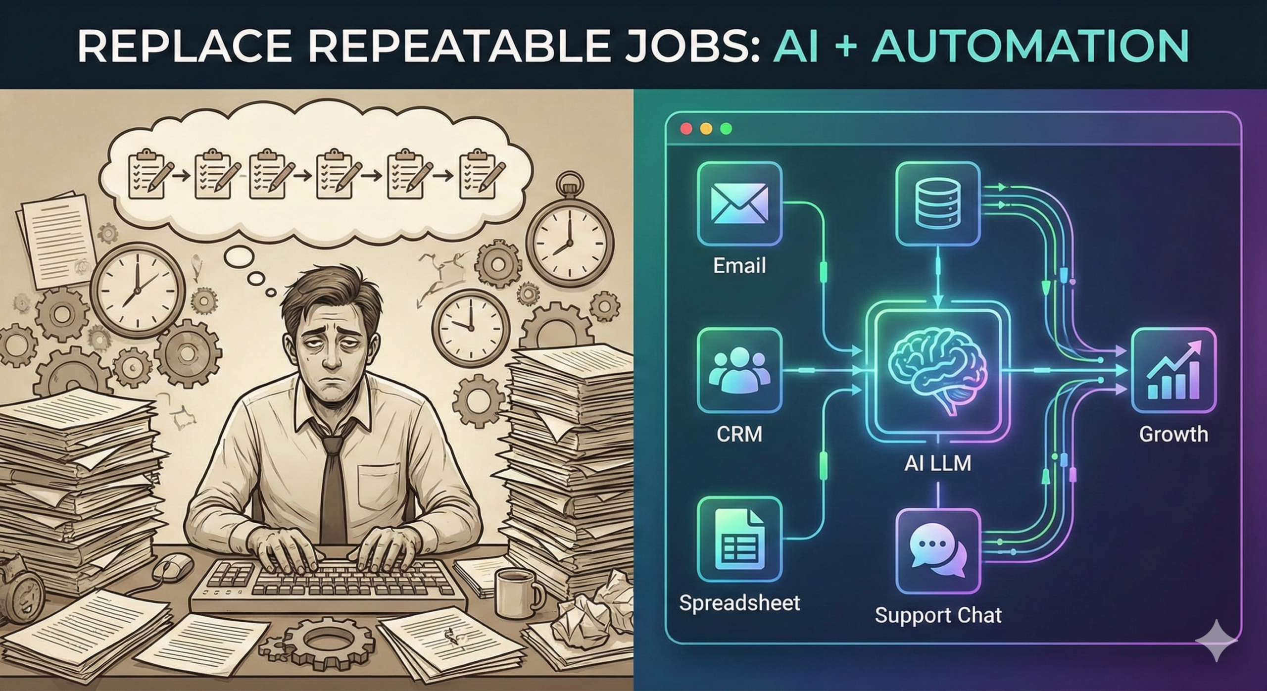 Automate Repetitive Business Tasks with AI and LLMs